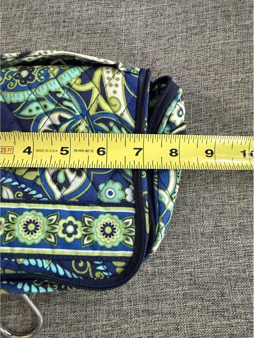 Vera Bradley Mini Hanging Travel Makeup Organizer In Rhythm And Blues